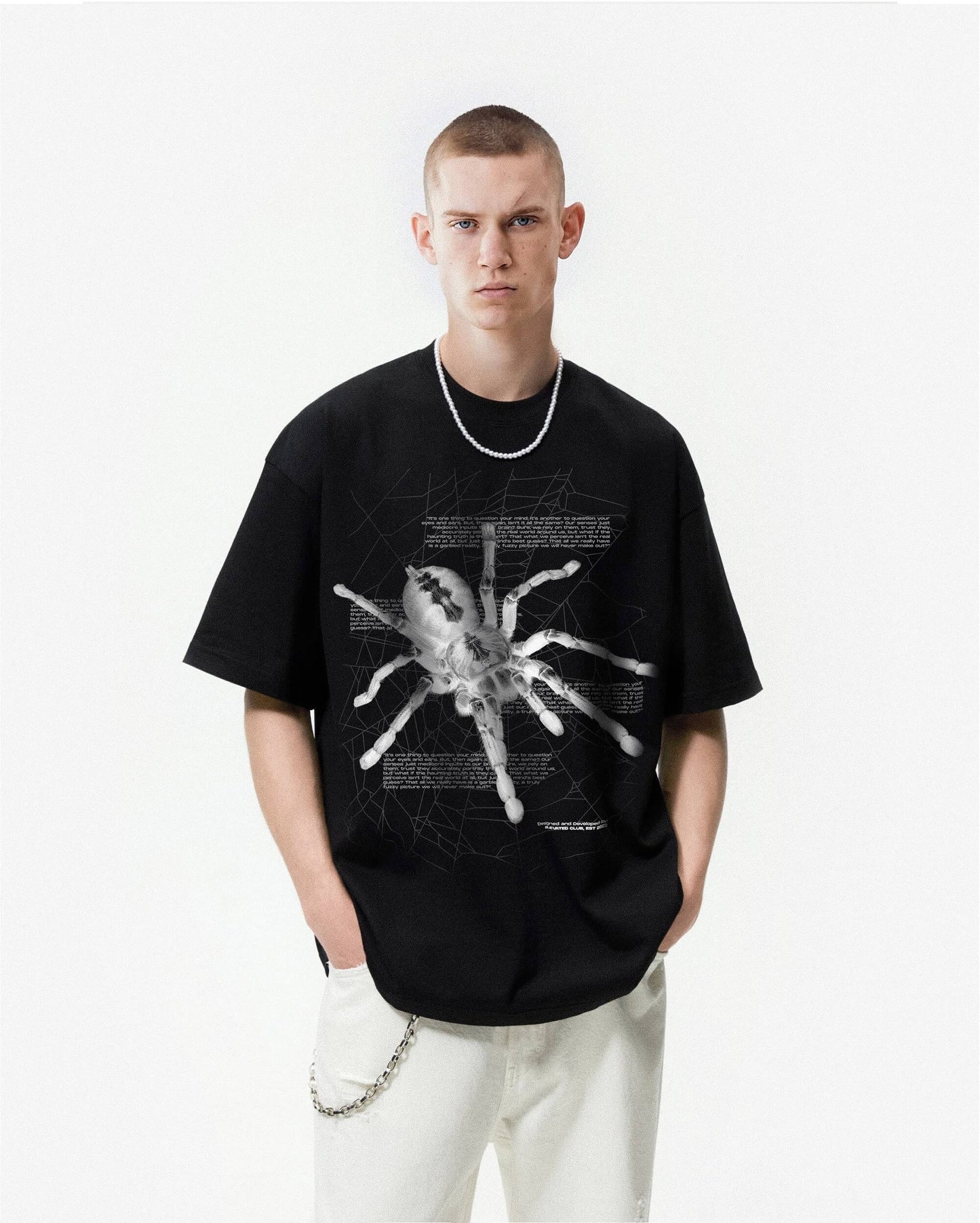Spider - Oversized T-Shirt – Elevated Club